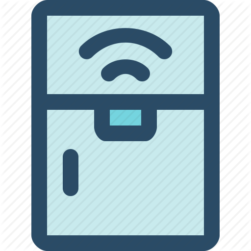 Fridge, Internet Of Things, Iot, Kitchen, Smart Home, Technology Icon