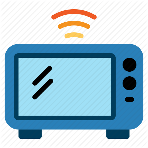 Internet, Iot, Microwave, Oven, Wifi Icon