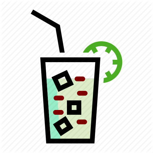 Drink, Ice, Juice, Lemon, Thirsty Icon