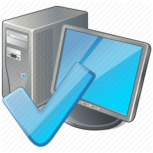 Computer, Desktop, Monitor, Ok, Pc Icon