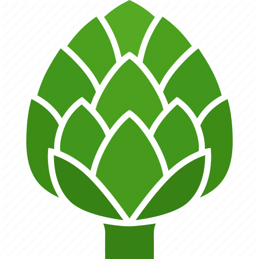Artichoke, Cynara, Food, Globe, Heart, Thistle, Vegetable Icon