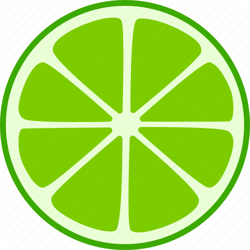 Citrus, Fruit, Lime, Slice, Split, Whole Icon