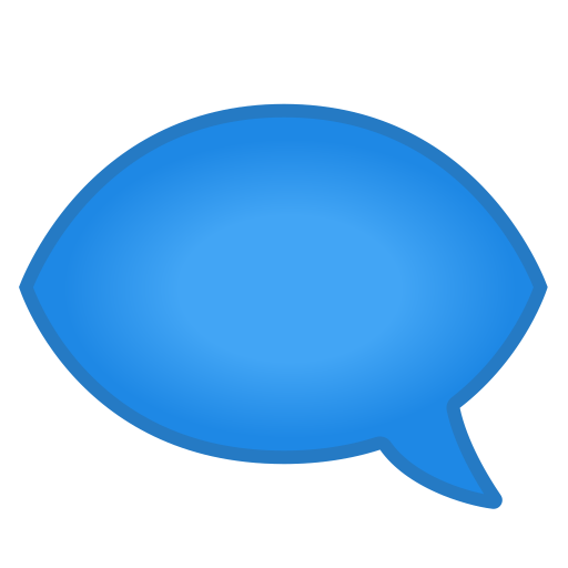 Left Speech Bubble Icon Noto Emoji Clothing Objects Iconset