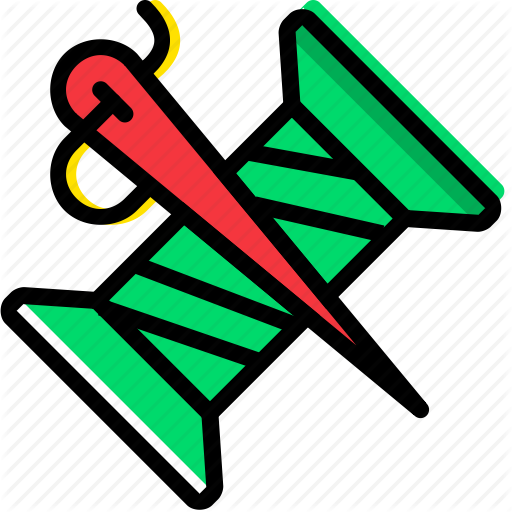 Knit, Machine, Sewing, Tailoring, Thread Icon