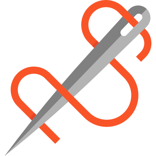 Sew, Tools And Utensils, Handcraft, Needle, Sewing, Thread Icon