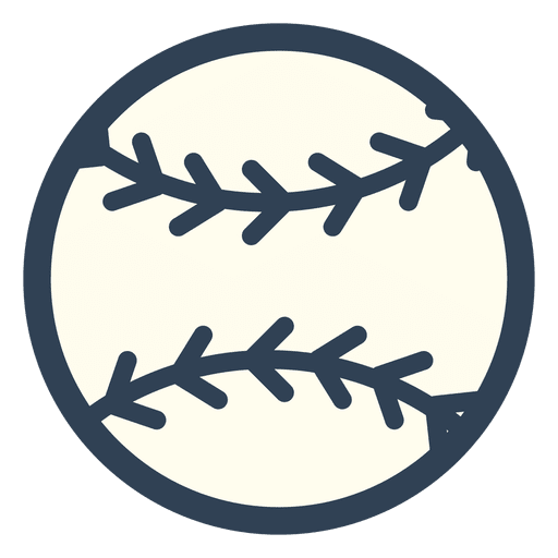 Baseball Ball Stroke Icon