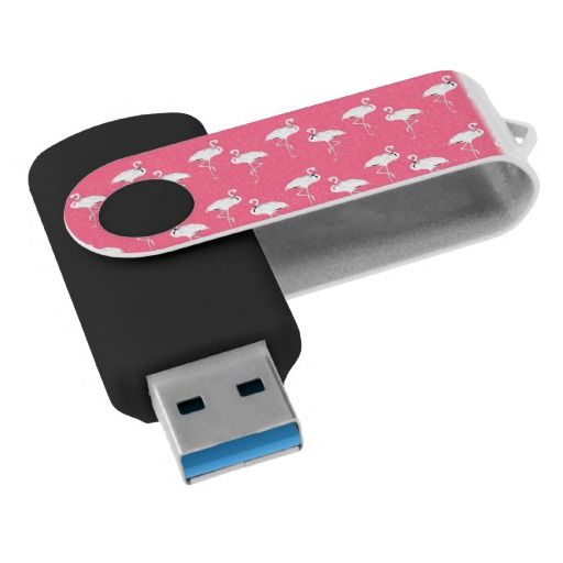 Fancy Flamingo Pattern Flash Drive Accessories
