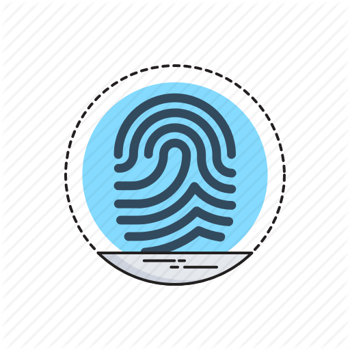 Biometric, Data, Identity, Scanning, Thumbprint Icon