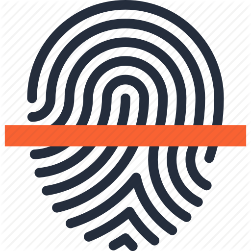 Fingerprint Print Unique Icon Vector Image Can Also Be Used