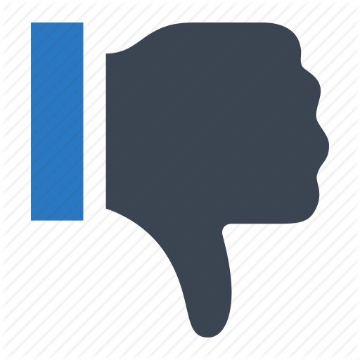 Dislike, Hand, Thumbs Down Icon