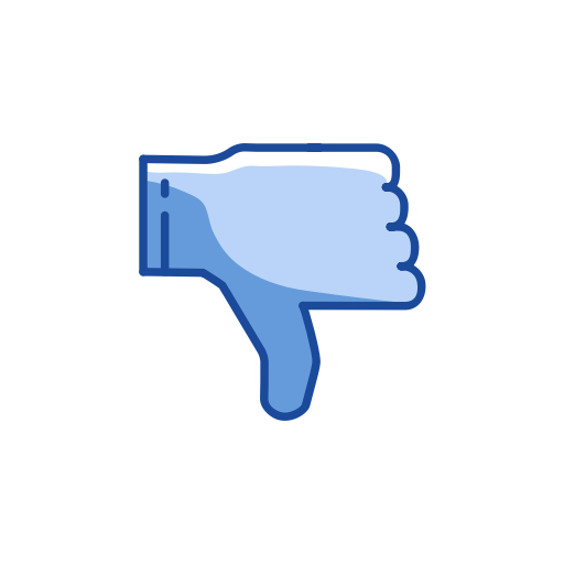 Disapproved, Reaction, Thumbs Down, Unlike Icon