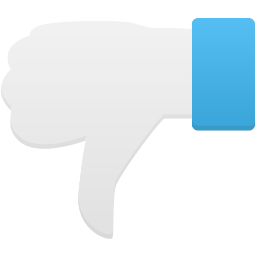 Thumb Down Icon Flatastic Iconset Custom Icon Design