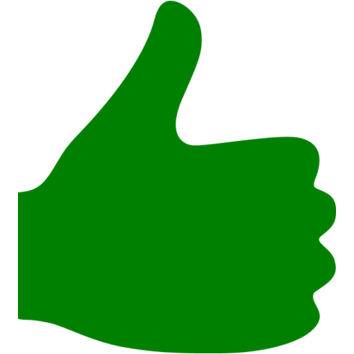 Green Thumbs Up Icon Transparent Png Clipart Free Download