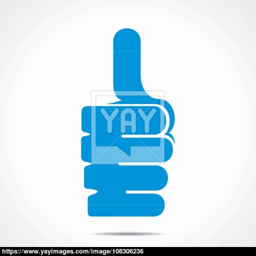 Thumbs Up Icon Vector