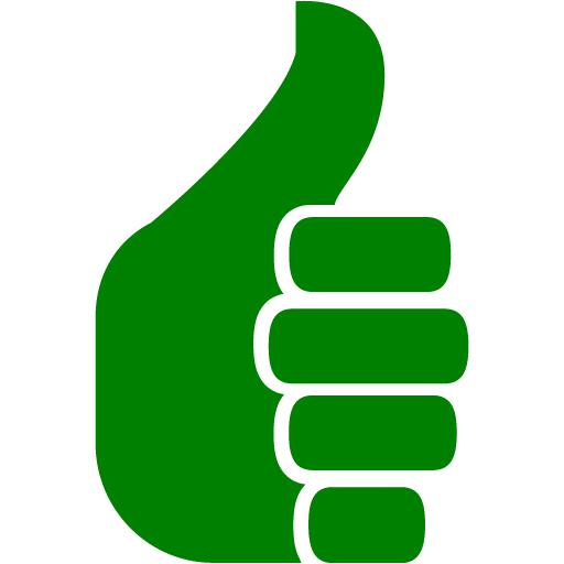 Green Thumbs Up Icon