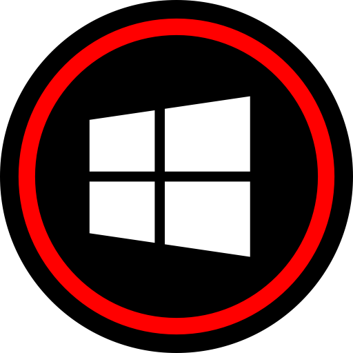 Media, Online, Social, Windows Icon Red Icons