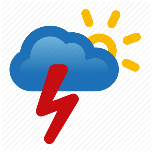Icon Thunderstorm Transparent