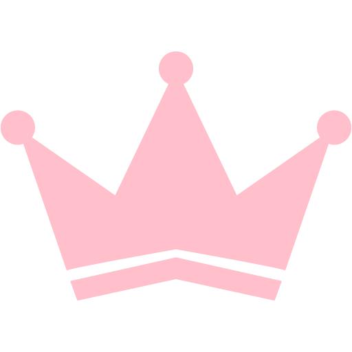 Pink Crown Icon