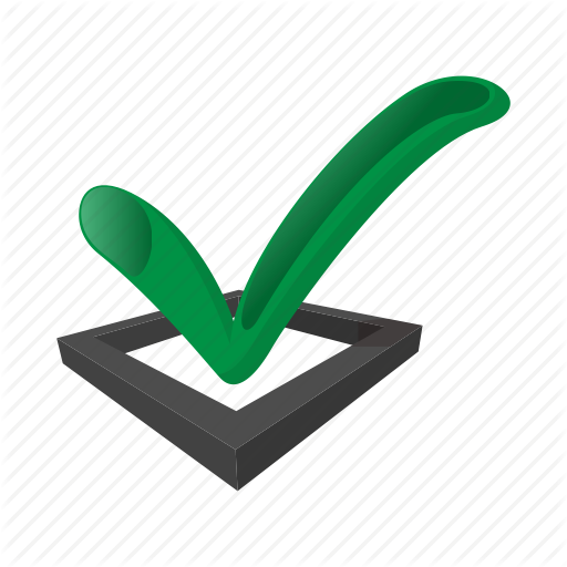 Cartoon, Cell, Check, Choice, Mark, Ok, Tick Icon