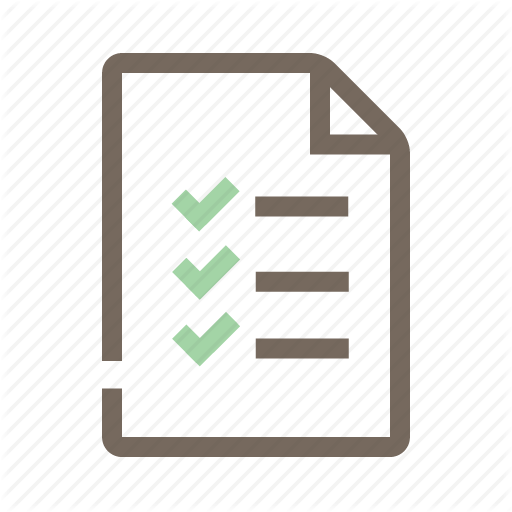 Check Mark Paper Icon