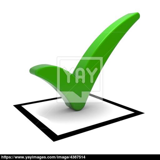 Green Tick Symbol Image