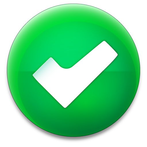 Green Tick Button Icon Download Free Icons