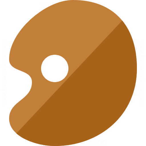 Iconexperience G Collection Painters Palette Empty Icon