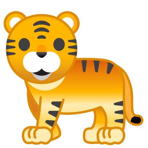 Tiger Icon Noto Emoji Animals Nature Iconset Google