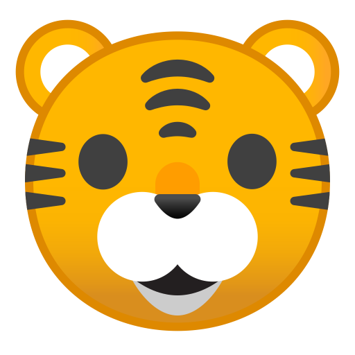 Tiger Face Icon Noto Emoji Animals Nature Iconset Google