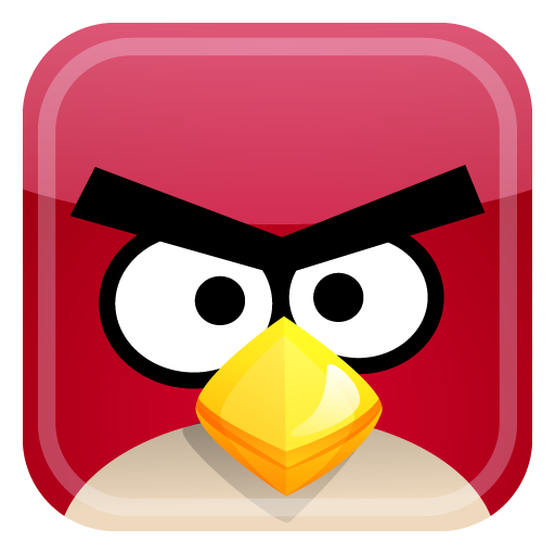 Red Angry Bird Tile Icon, Png Clipart Image