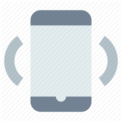 Call, Mobile, Tilt Icon