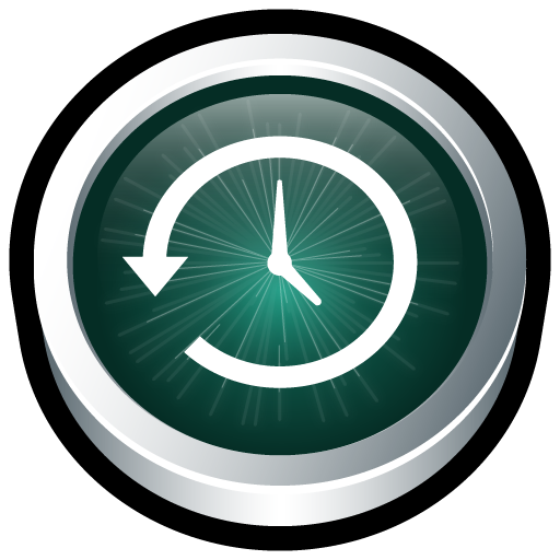 Time Machine Icon Gloss Mac Iconset Hopstarter