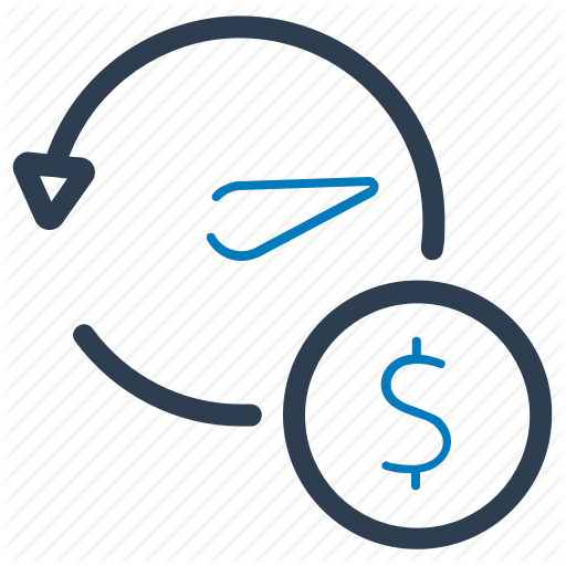 Budget, Money, Time, Time Is Money Icon