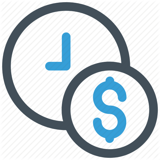 Business, Clock, Coin, Dollar, Money, Time Icon Icon