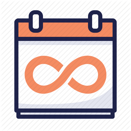 Calendar, Date, Time Off, Unlimited, Vacation Icon