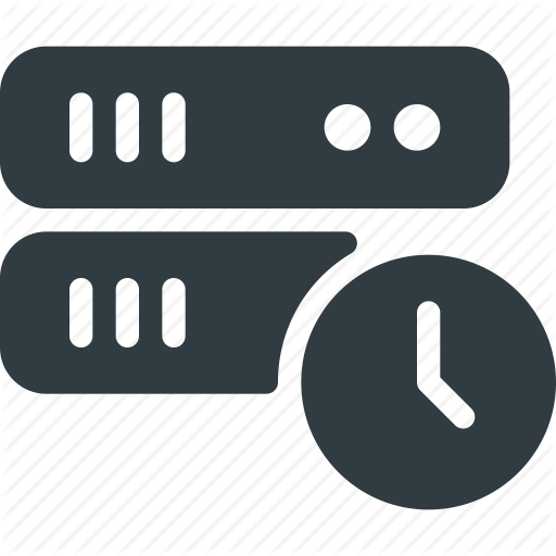 Data, Database, Server, Storage, Time, Timeout Icon