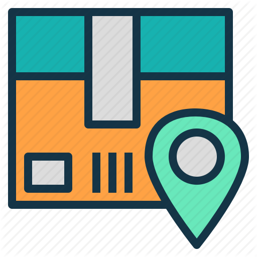 Location, Parcel, Pinpoint, Real, Time, Tracking Icon
