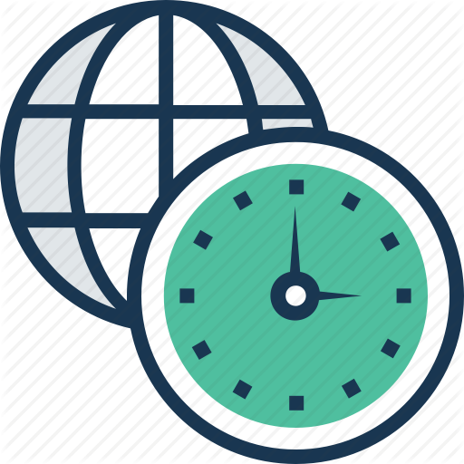Globe, Time, Time Management, Timezone, Worldwide Icon