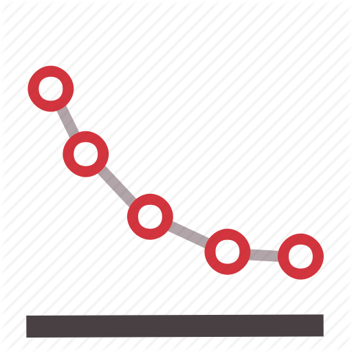 Linechart, Loss, Timeseries Icon