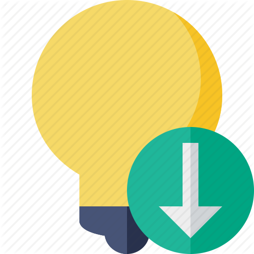 Bulb, Download, Idea, Light, Tip Icon