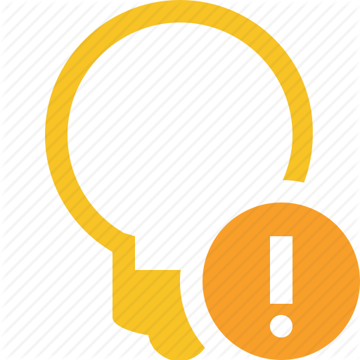 Bulb, Idea, Light, Tip, Warning Icon