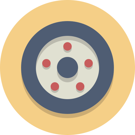 Wheel, Car Wheel, Tire Icon