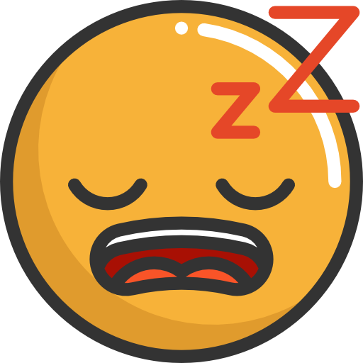 Sleepy, Sleep, Rest, Tired, Face, Smiley, Smile Icon