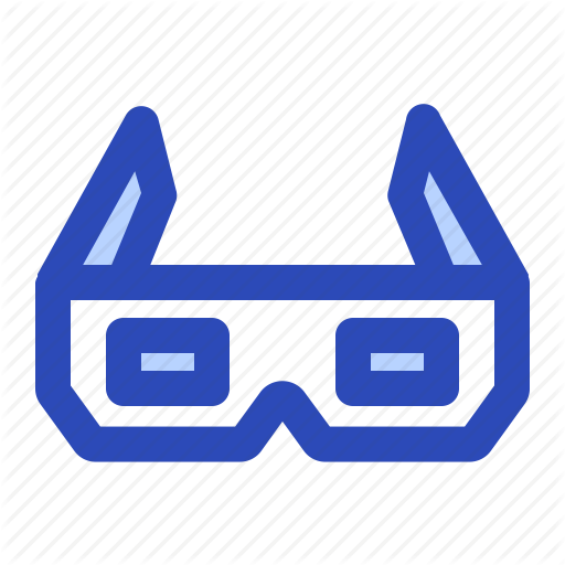 Cinema, Glasses, Imax, Movie, Spectacles Icon