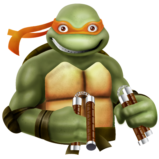 Michelangelo Icon Tmnt Iconset Yellow Icon Design