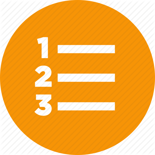 Directions, List, Numbers, Order, Tasks, To Do Icon