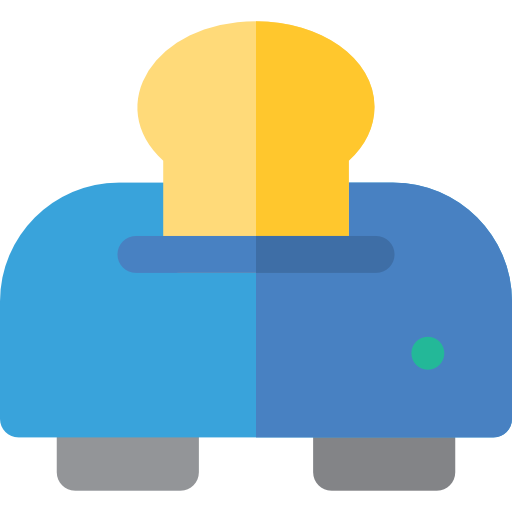 Toaster, Breakfast, Toast Icon