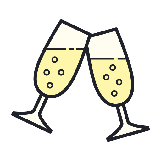 The, Toast Icon Free Of Merry Holidays