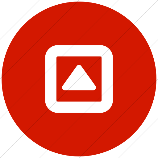 Flat Circle White On Red Bootstrap Font Awesome Toggle