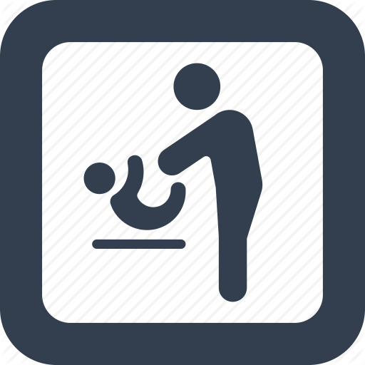 Baby, Bathroom, Changing, Child, Children, Public, Signs, Toilet Icon